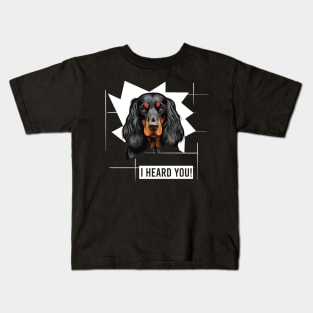 Funny Gordon Setter Dog Owner Humor Kids T-Shirt